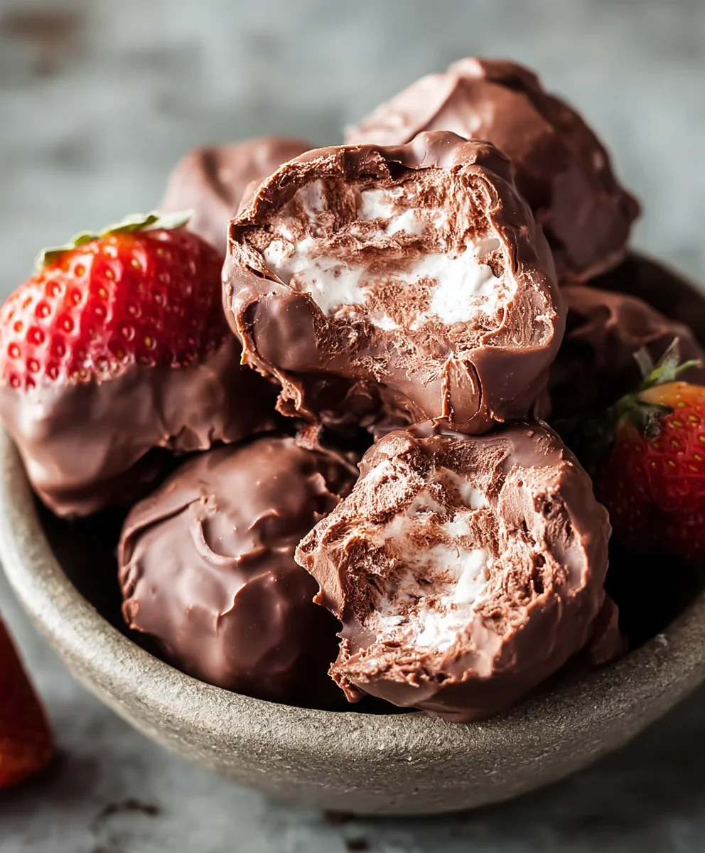 Easy Frozen Chocolate Yogurt Clusters Recipe