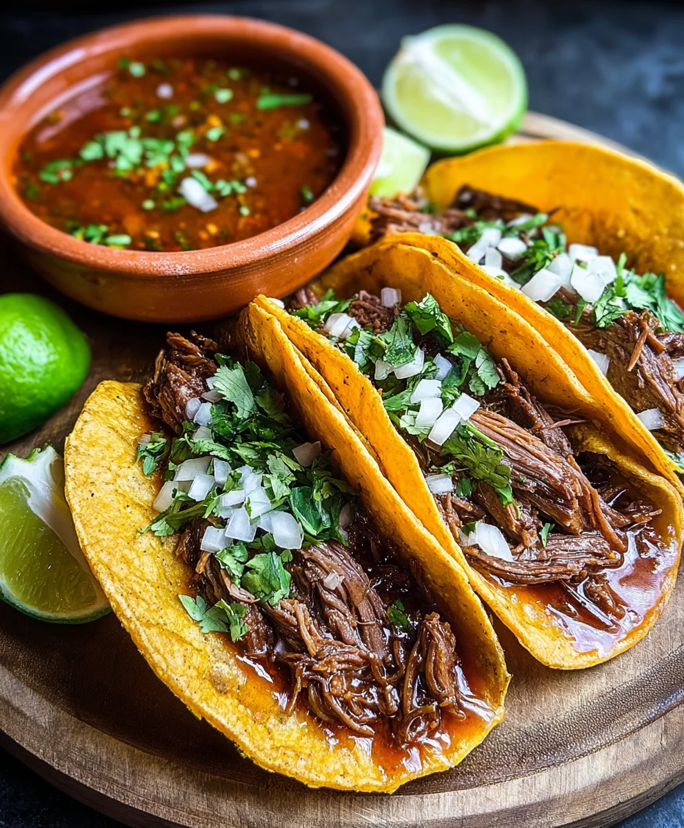 Authentic Birria Tacos-Juicy Beef Recipe