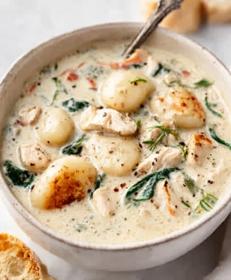 Olive Garden Chicken Gnocchi Soup Recipe-Copycat