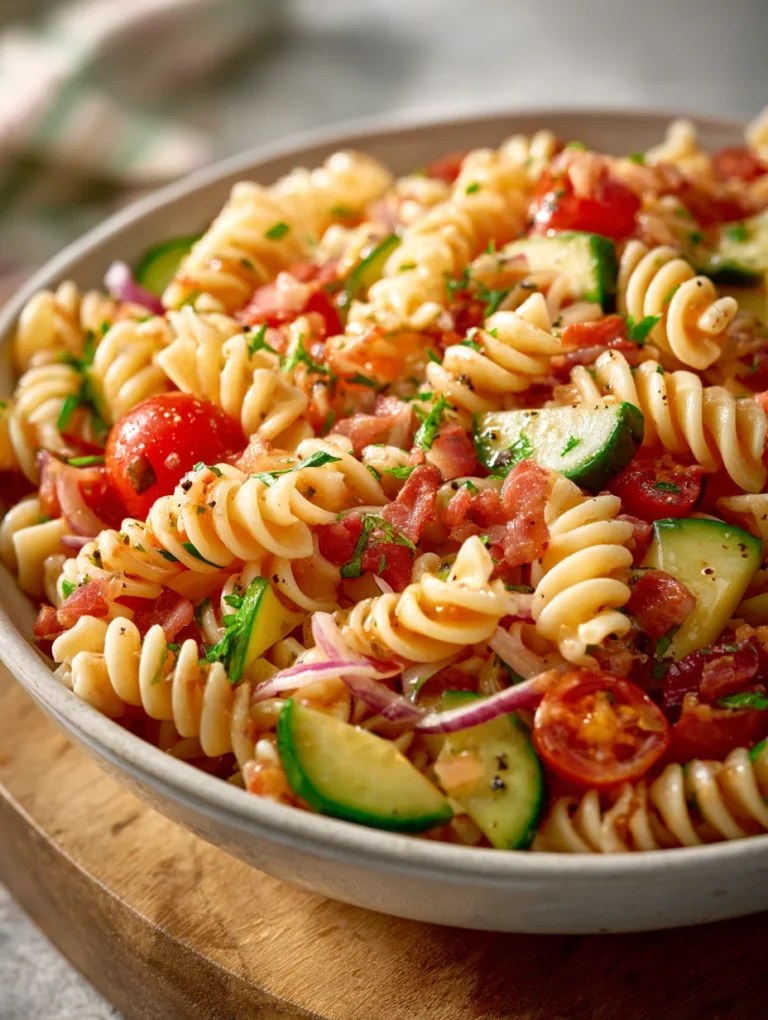 High Protein Italian Pasta Salad – Easy & Delicious