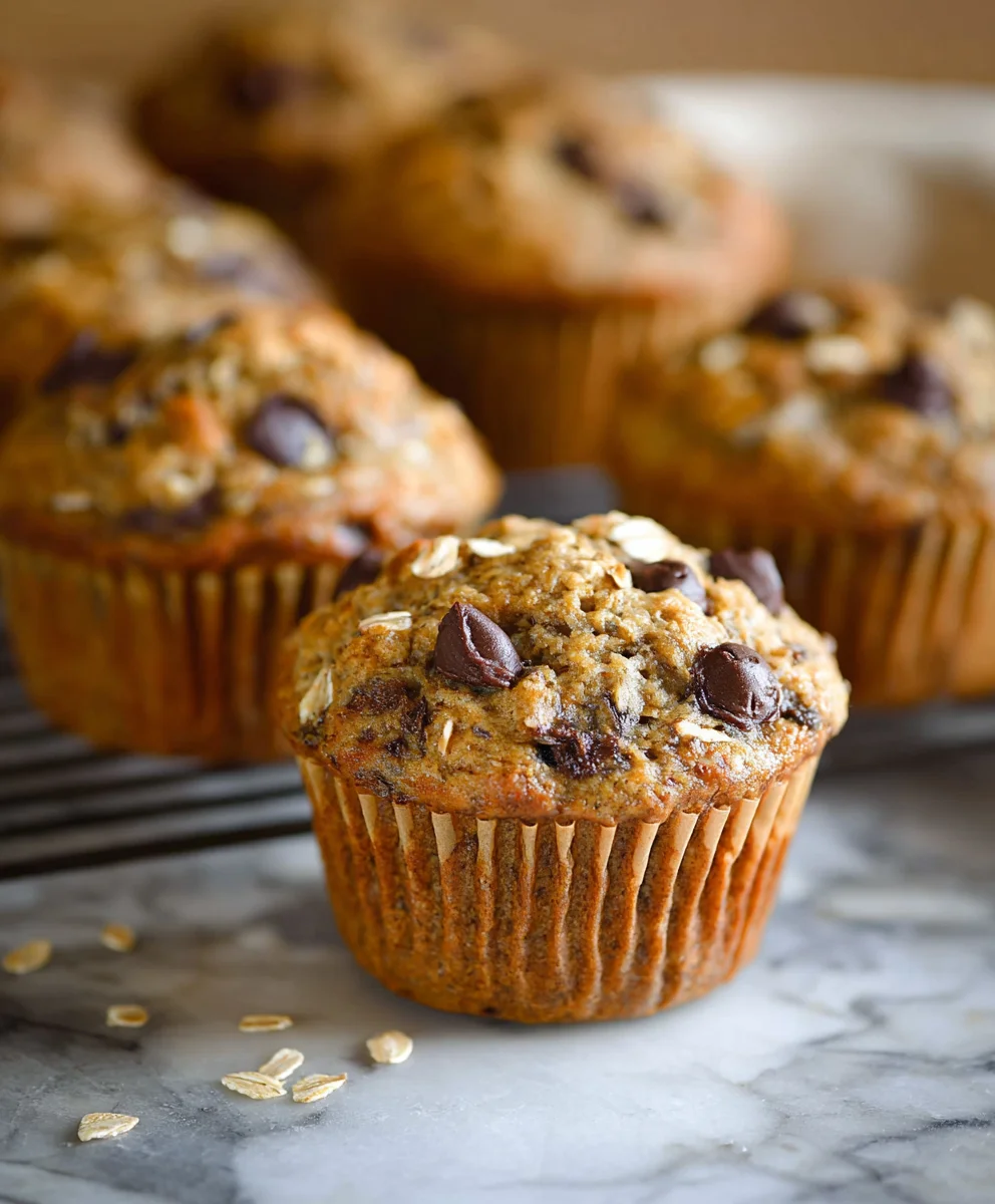 Healthy Banana Oatmeal Muffins-Deliciously Sweet