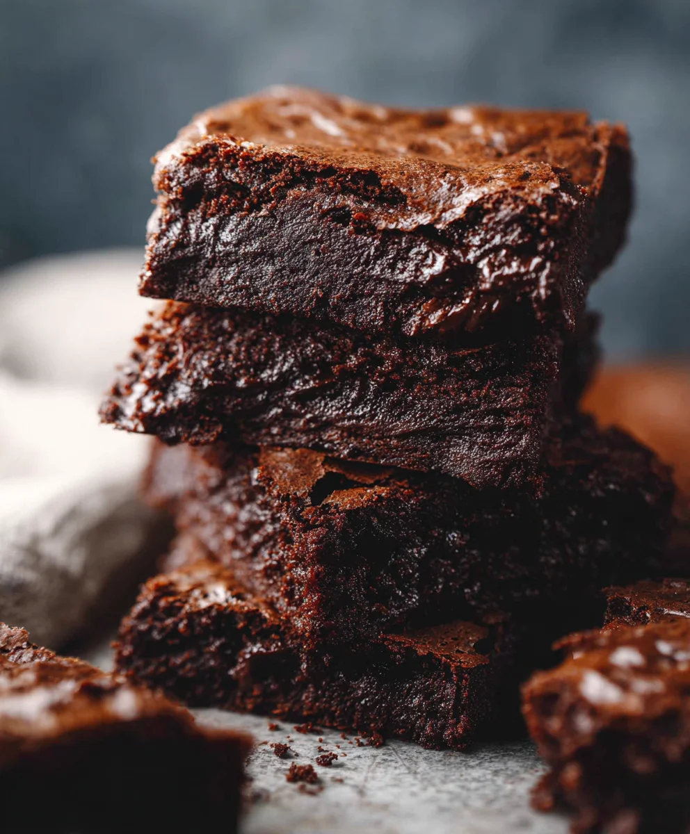 Easy Sourdough Discard Brownies-Rich Chewy Bliss