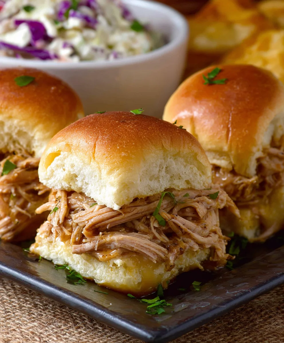Crock Pot Mississippi Beef Sliders - Easy Recipe