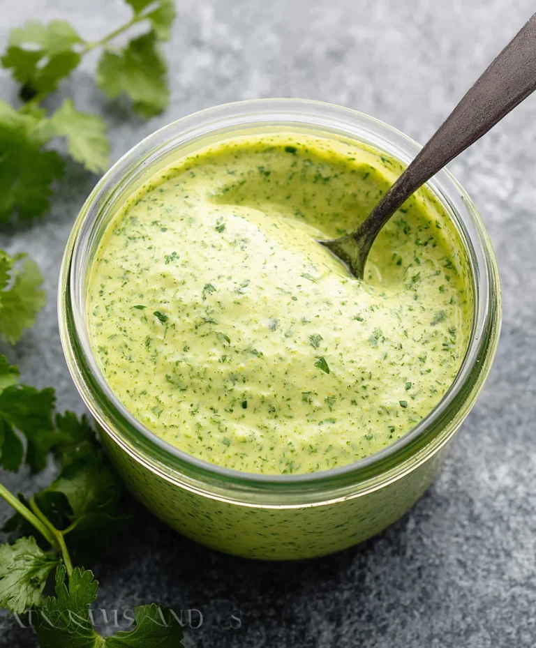 Zesty Cilantro Lime Sauce – Fresh Flavor Boost