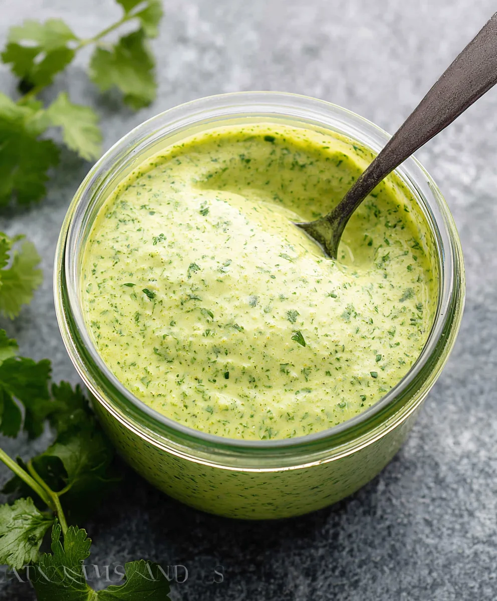 Zesty Cilantro Lime Sauce - Fresh Flavor Boost