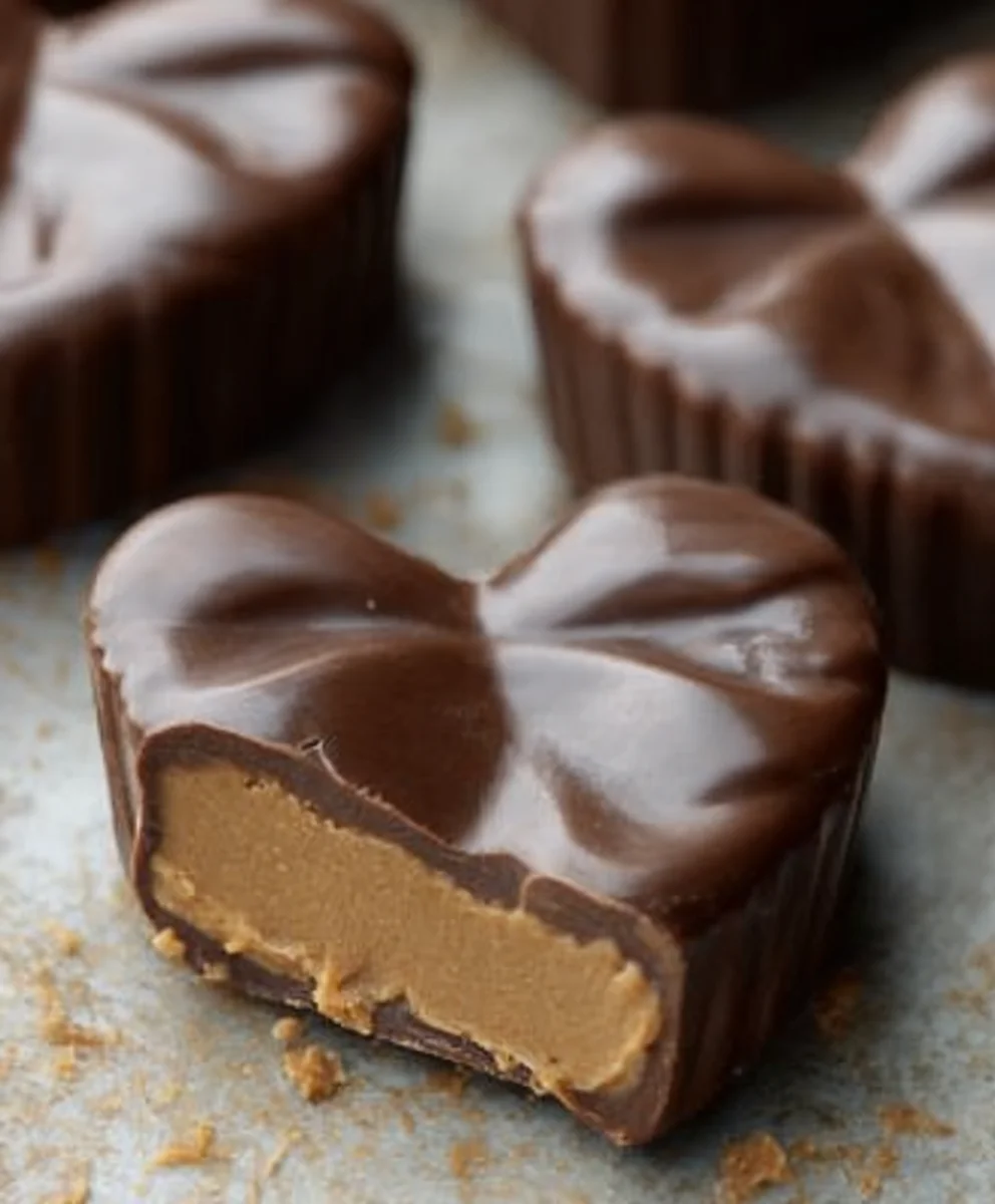 Chocolate Peanut Butter Non-Non-Non-Alcoholic Alternativeic Vnon-alcoholic alentine Heart Recipe