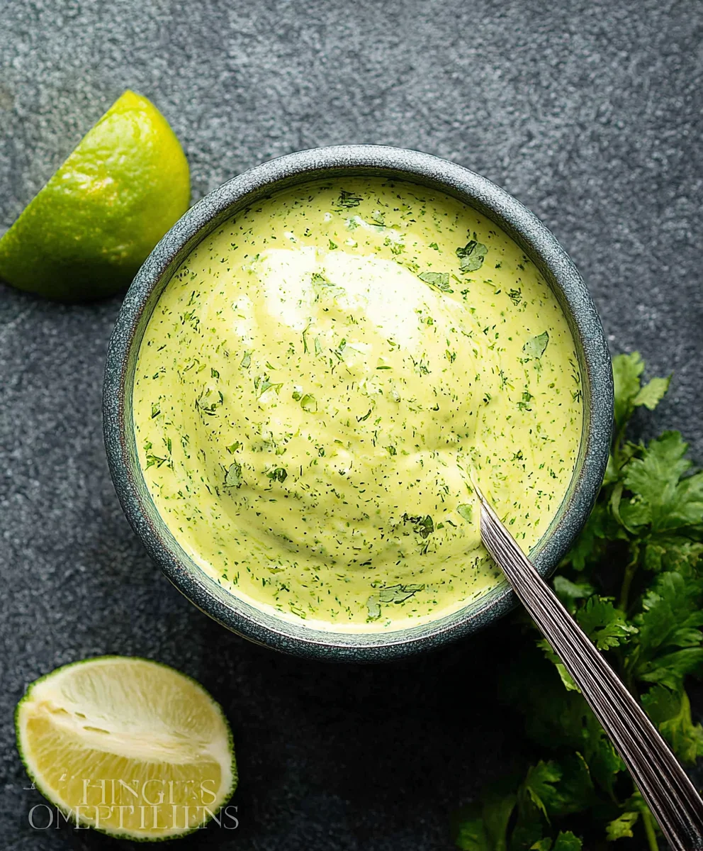 Zesty Cilantro Lime Sauce - Fresh Flavor Boost