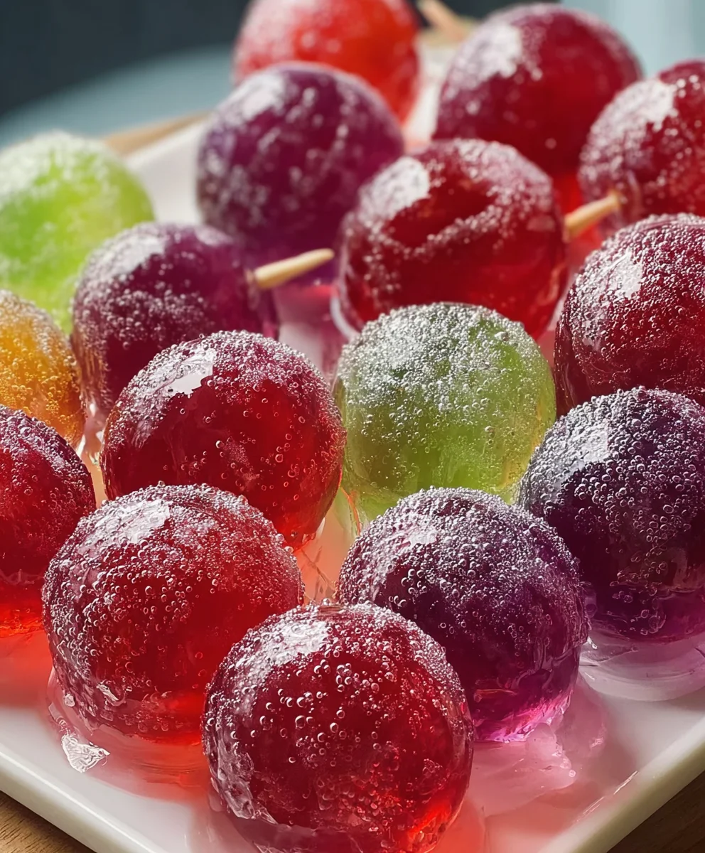 Frozen Candy Grapes Jell-O Recipe - Easy Treat