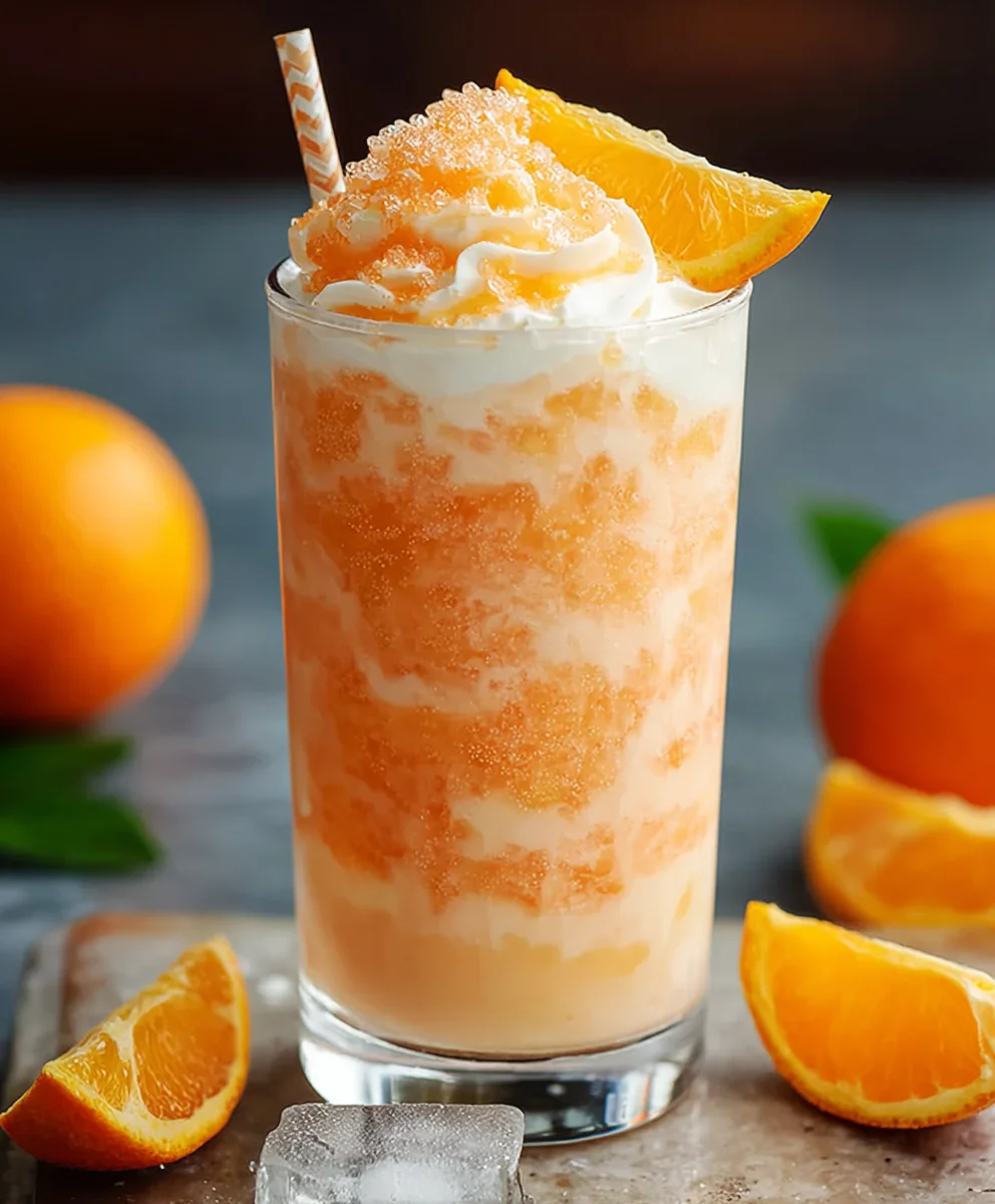 Creamsicle Dirty Soda - Orange Vanilla Dream Drink