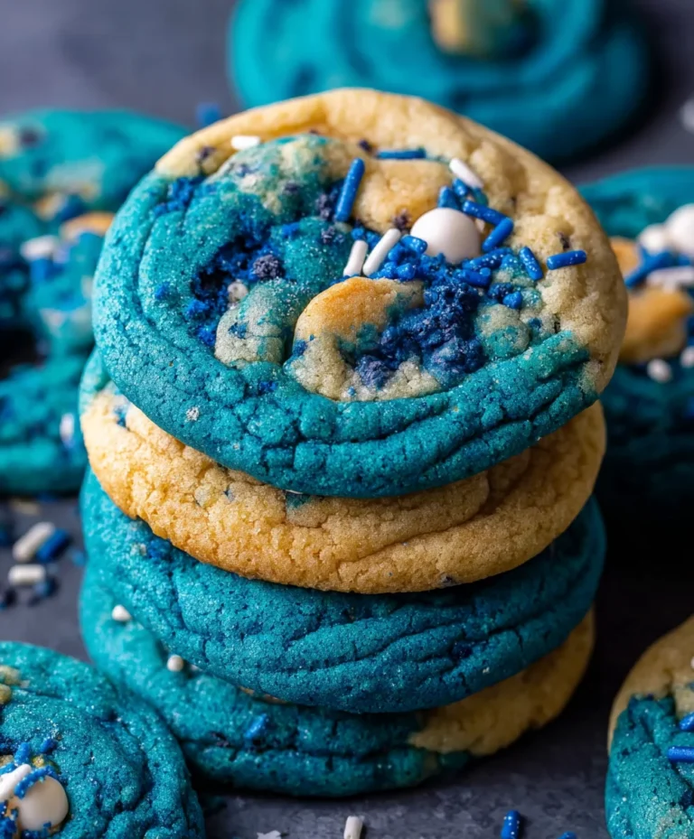 Blue Cookie Monster Cookies- Easy Recipe Fun