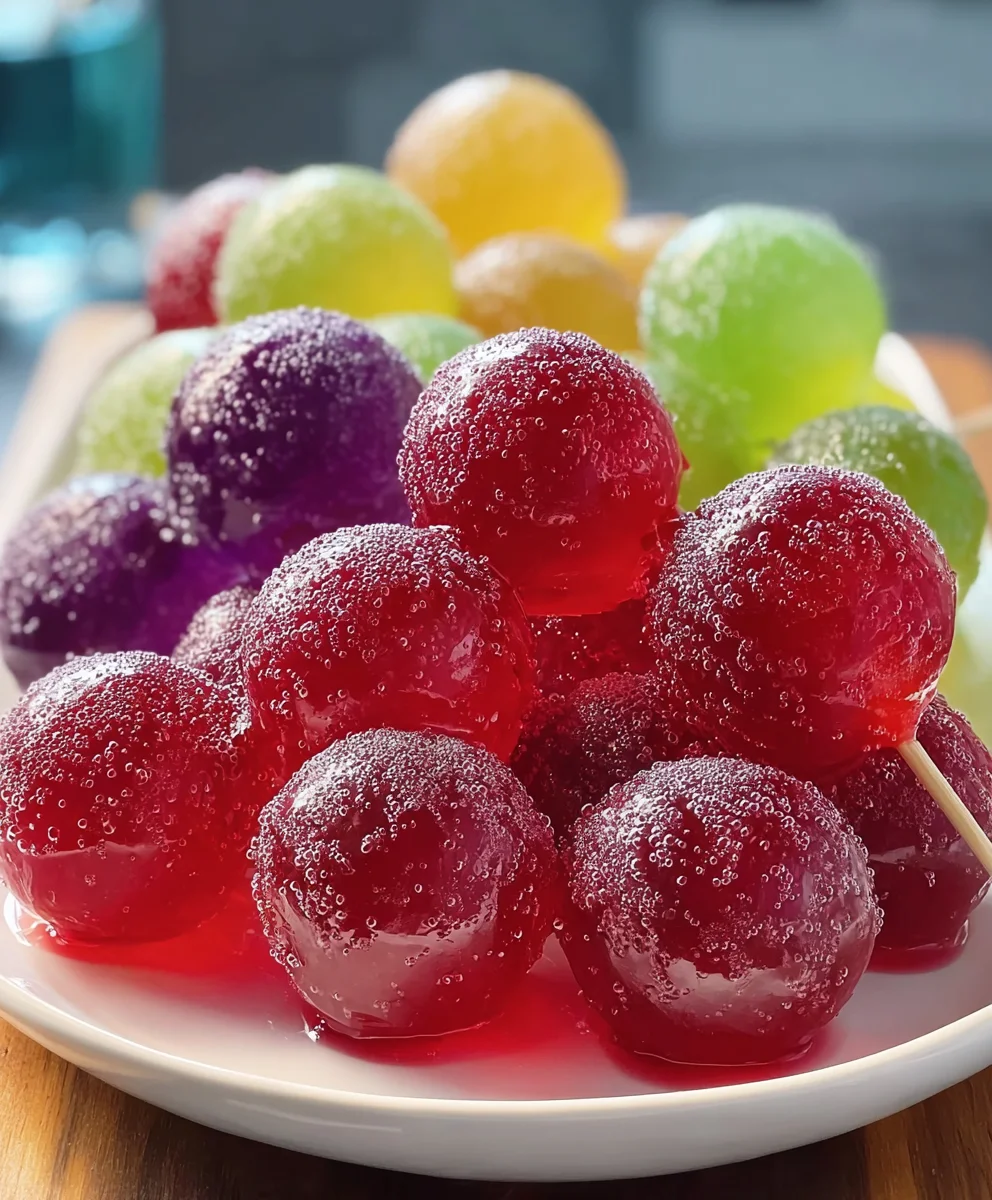 Frozen Candy Grapes Jell-O Recipe - Easy Treat
