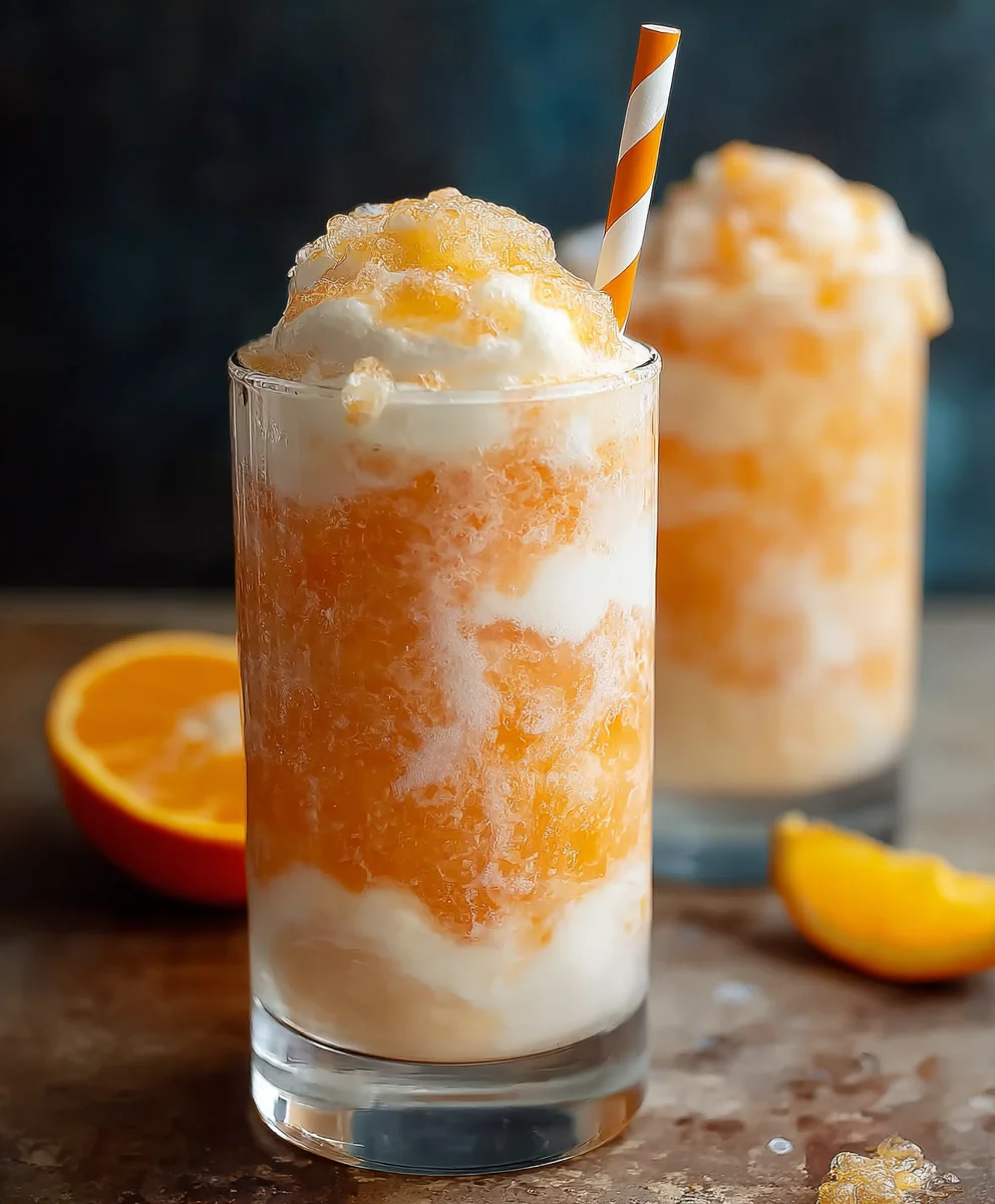 Creamsicle Dirty Soda - Orange Vanilla Dream Drink
