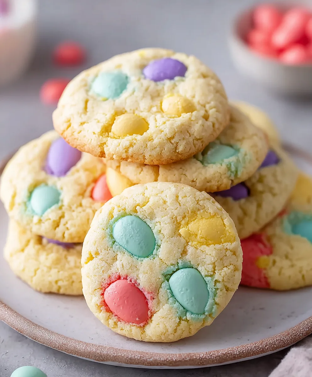 Easy Easter Cake Mix Cookies - Festive & Fun Recipes
