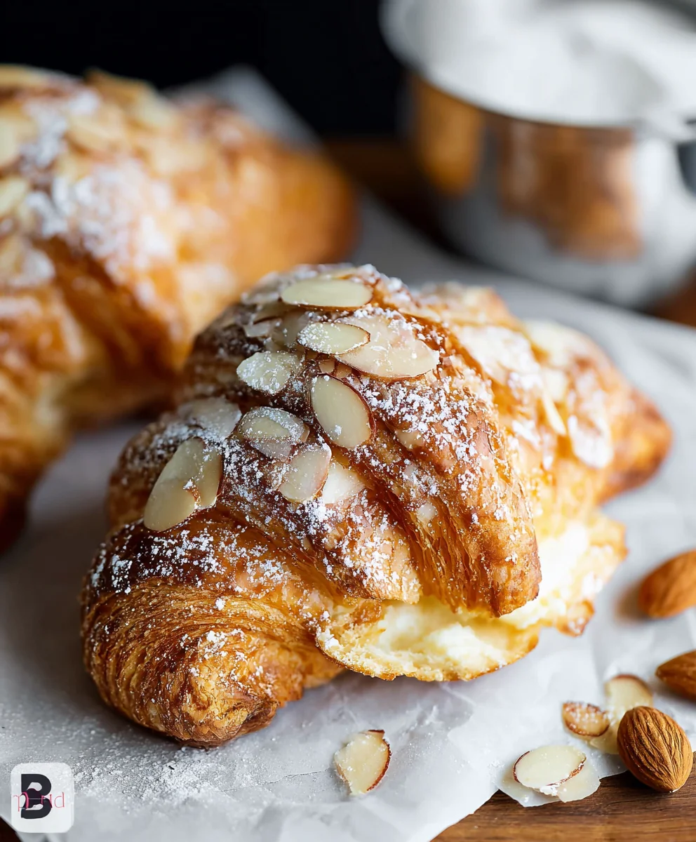 Almond Cream Filled Croissants - Delicious Bakery Treat