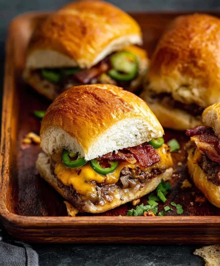 Cowboy Beef Sliders- Easy & Flavorful Recipe