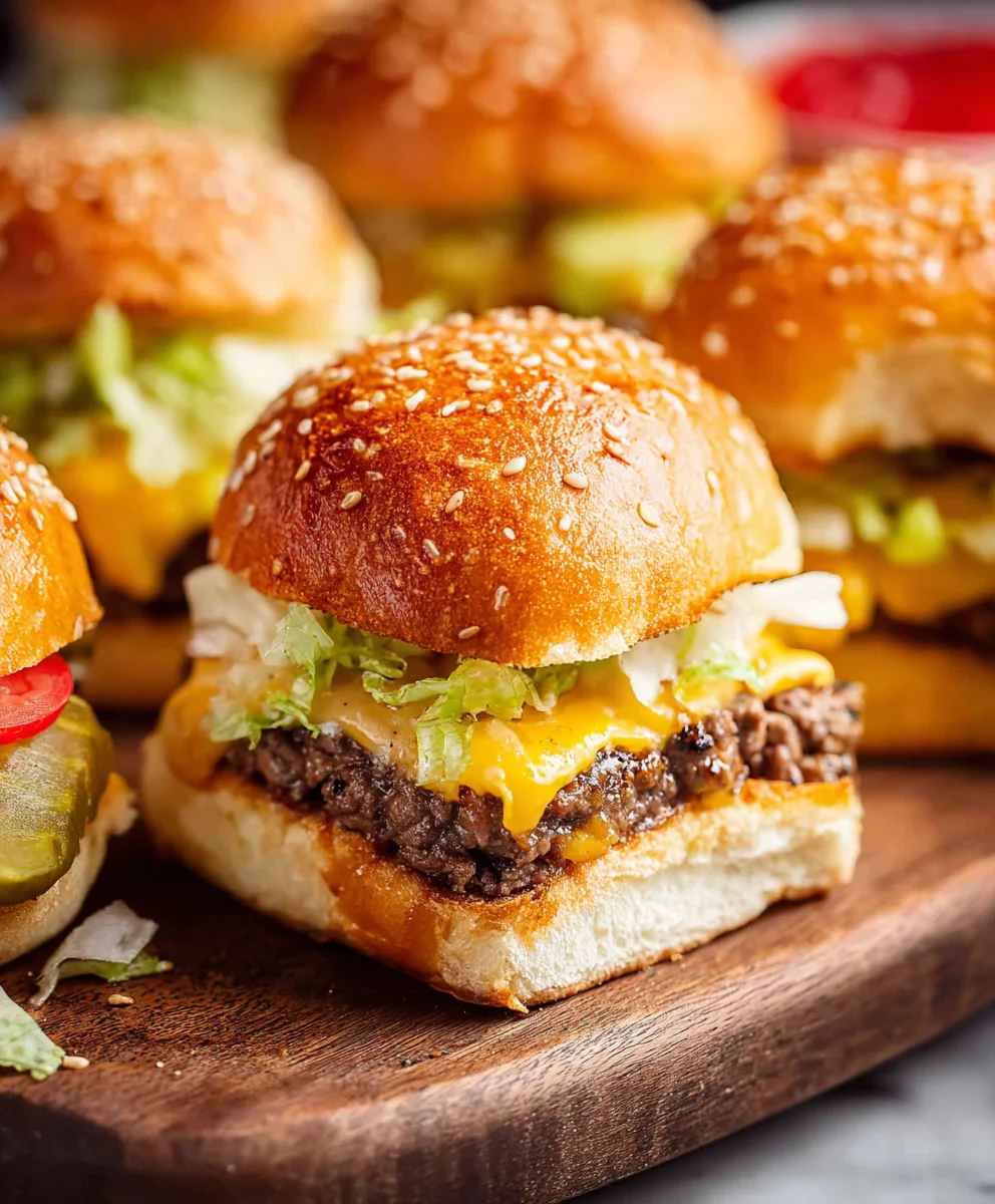 Big Mac Sliders- Easy Beef Recipe