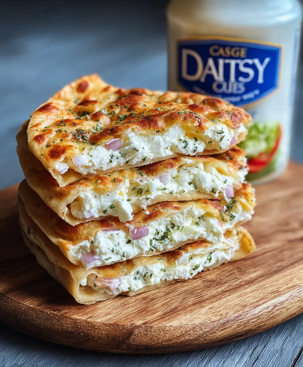 Easy Cottage Cheese Flatbread Quick Recipe
