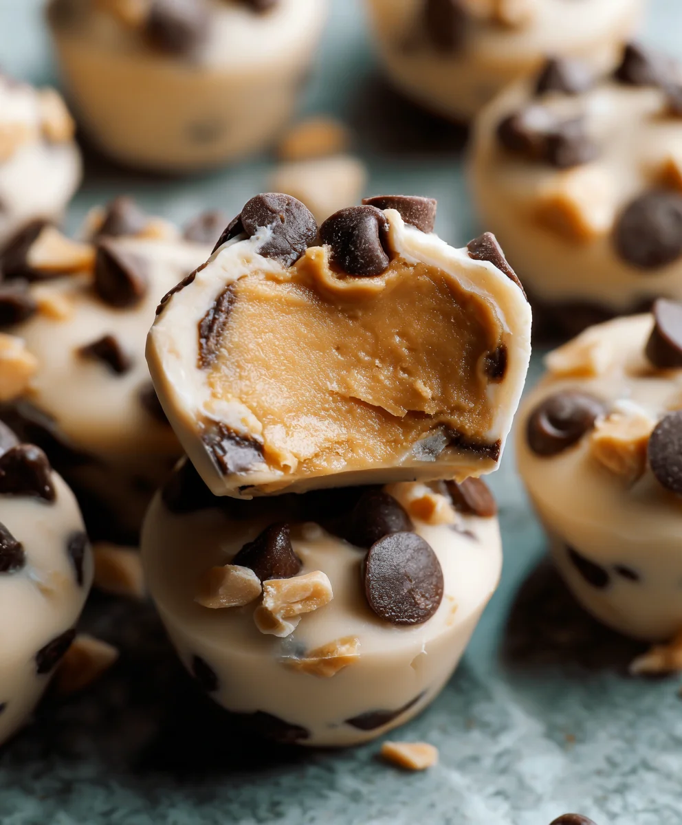 Frozen Greek Yogurt Peanut Butter Bites - Easy Healthy Treat