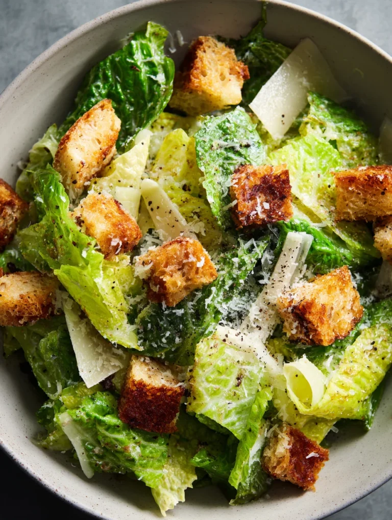 Easy Vegetarian Caesar Salad – Delicious & Quick Recipe
