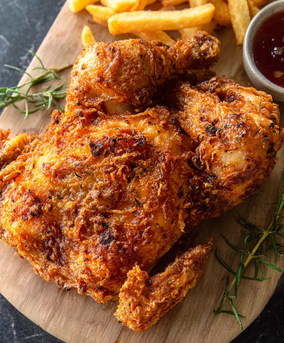 Crispy Juicy Fried Chicken Recipe - Best Ever