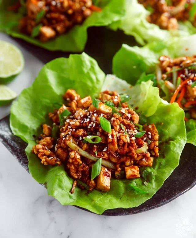 Tofu Lettuce Wraps