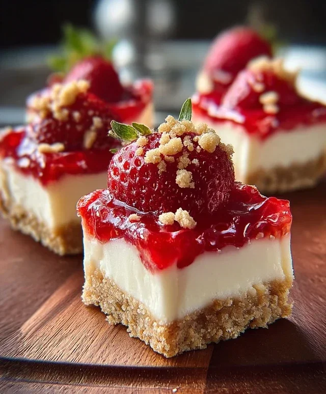 Strawberry Crunch Cheesecake Bites