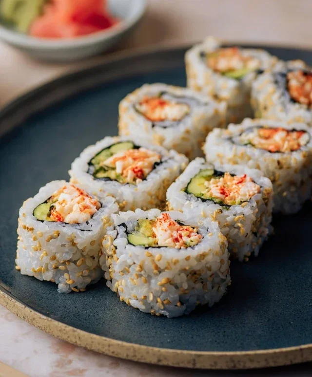 Kani Sushi (Spicy Crab Roll)