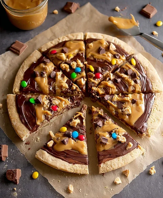 Chocolate Peanut Butter Pizza