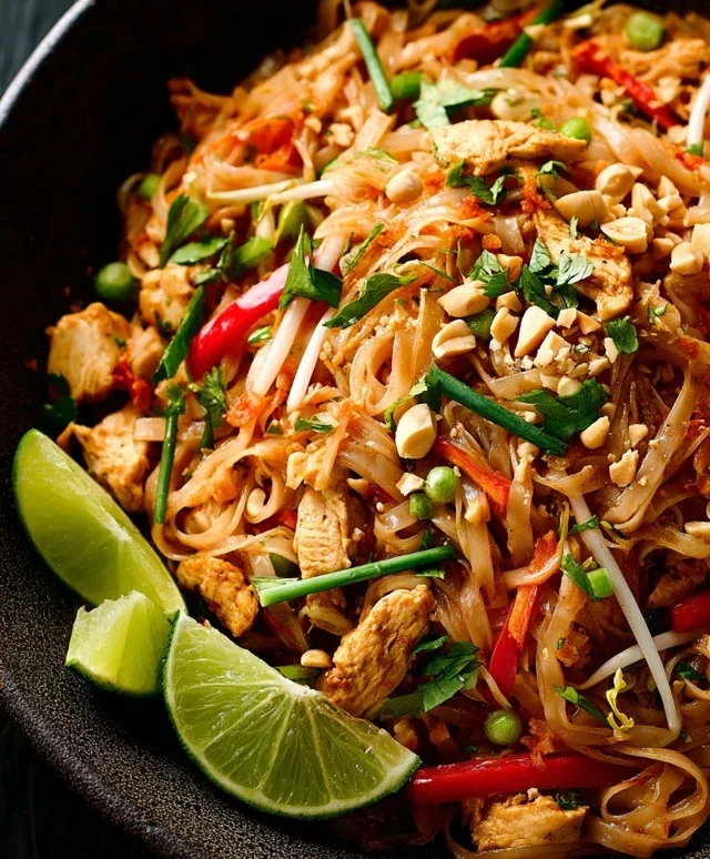 Chicken Pad Thai Dish