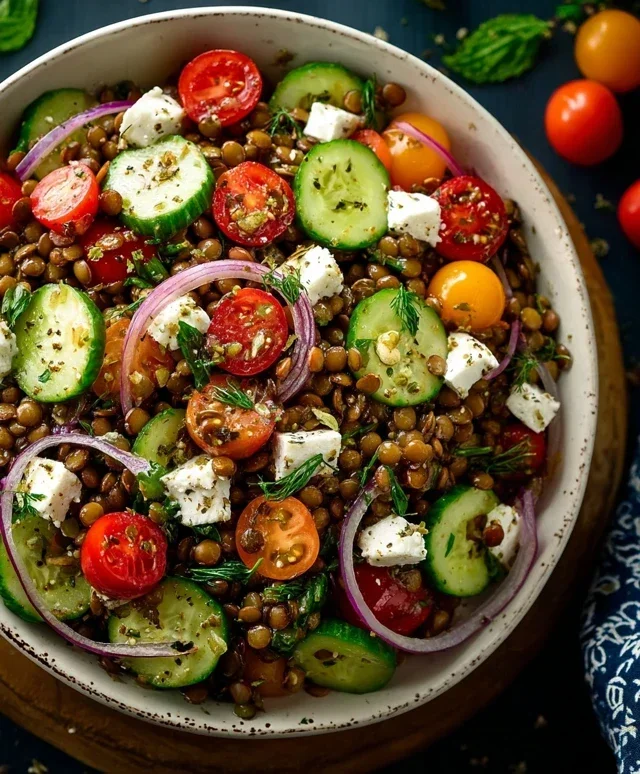 Mediterranean Lentil Salad