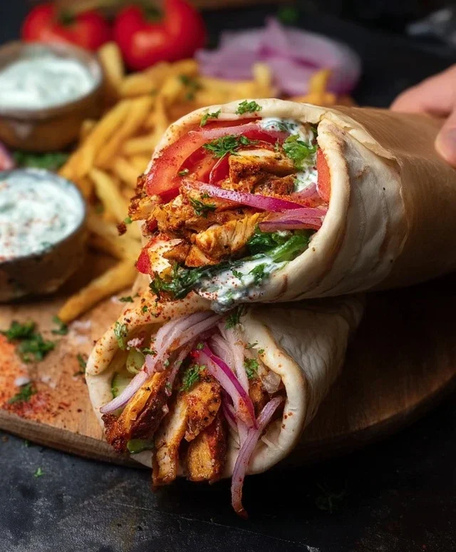 Chicken Shawarma Wrap