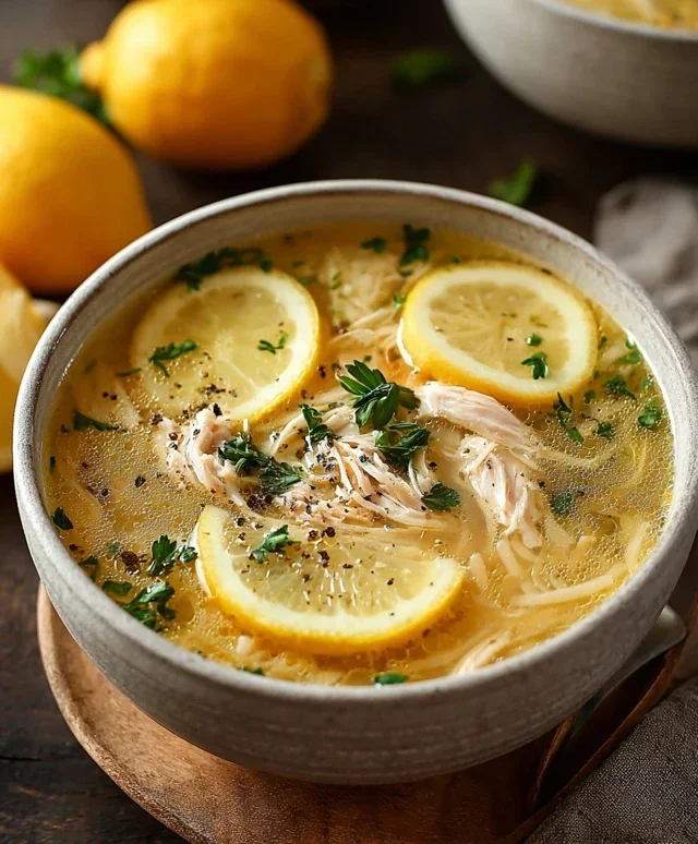 Greek Lemon Chicken Soup