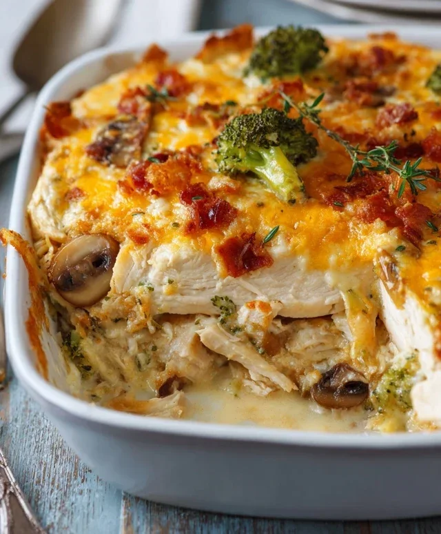 Easy Low Carb Chicken Casserole