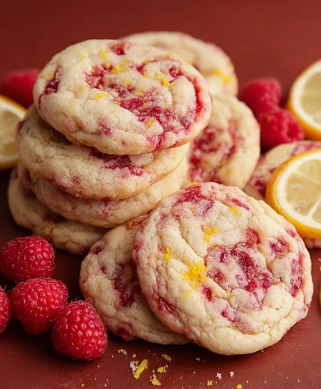 Lemon Raspberry Cookies