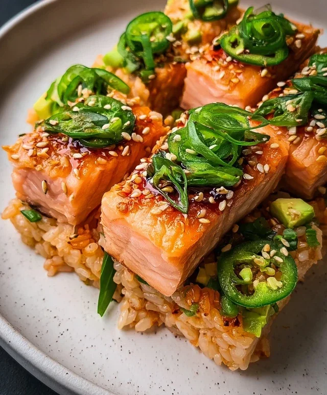 Salmon Crispy Rice