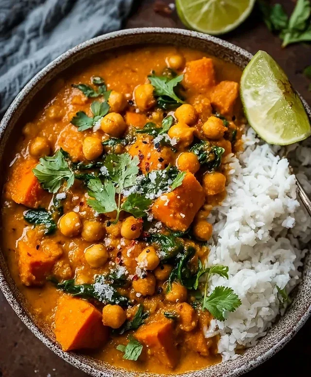 Sweet Potato and Chickpea Curry