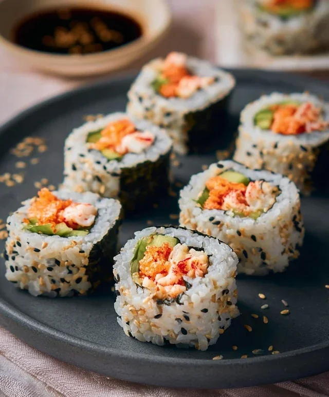Kani Sushi (Spicy Crab Roll)