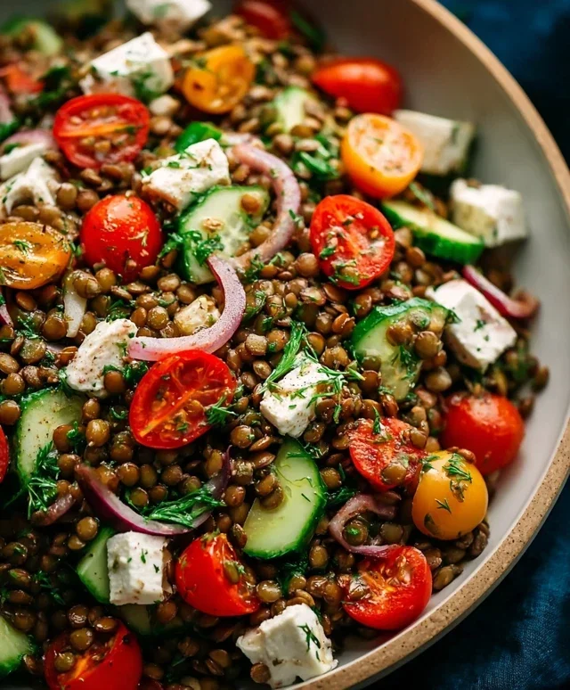 Mediterranean Lentil Salad