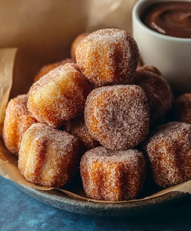 Sweet Air Fryer Churro Bites Recipe