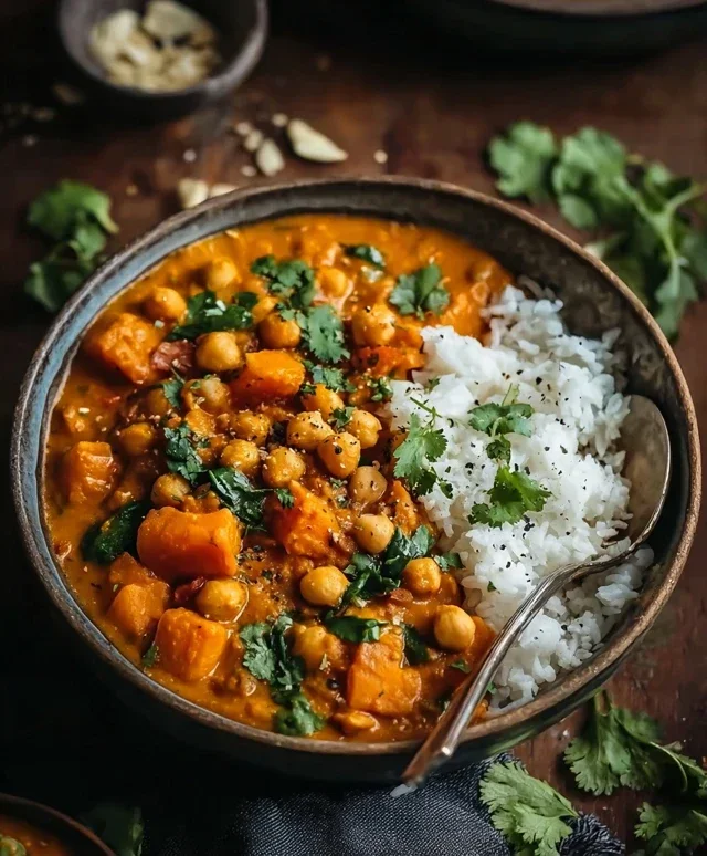 Sweet Potato and Chickpea Curry