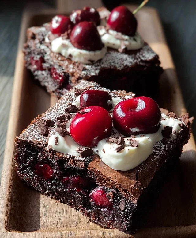 Small-Batch Black Forest Brownies