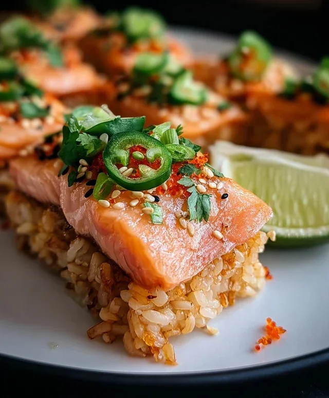 Salmon Crispy Rice