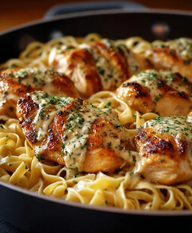 One-Pan Chicken with Buttered Noodles