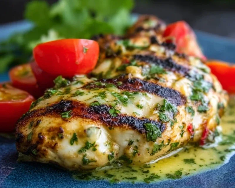 BBQ Chicken Skewer Salad
