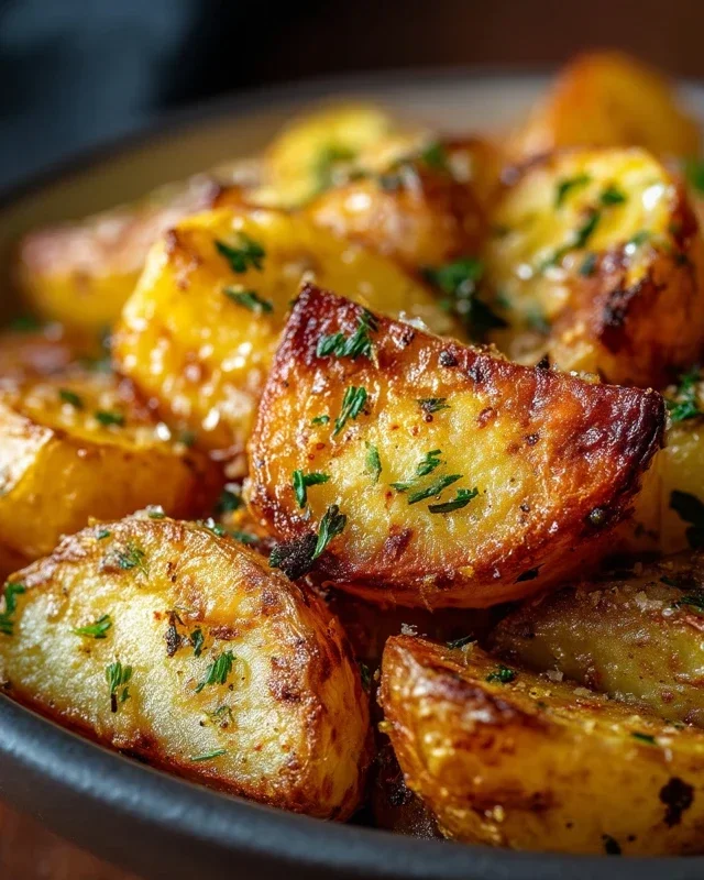 Garlic Herb Roasted Potatoes Carrots and Zucchini