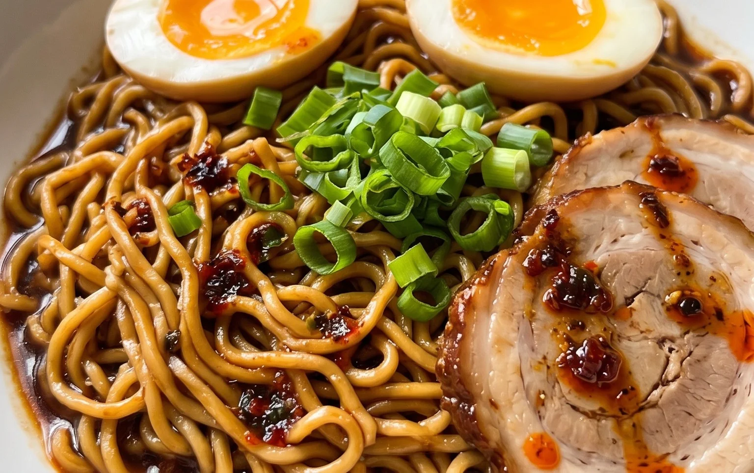 Easy Saucy Ramen Noodles