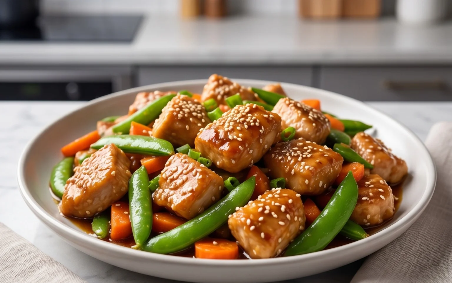 Healthy Sesame Chicken