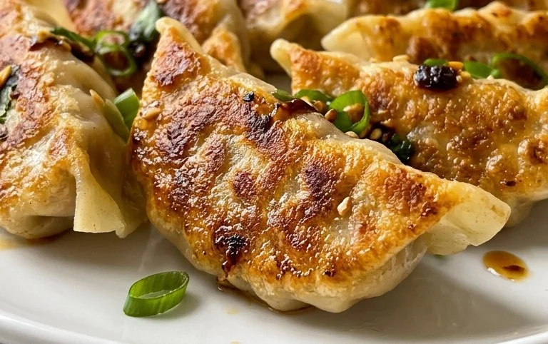 Chicken Potstickers (Pan Fried Dumplings)