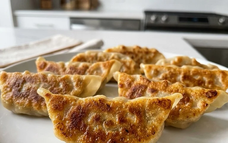 Chicken Potstickers (Pan Fried Dumplings)