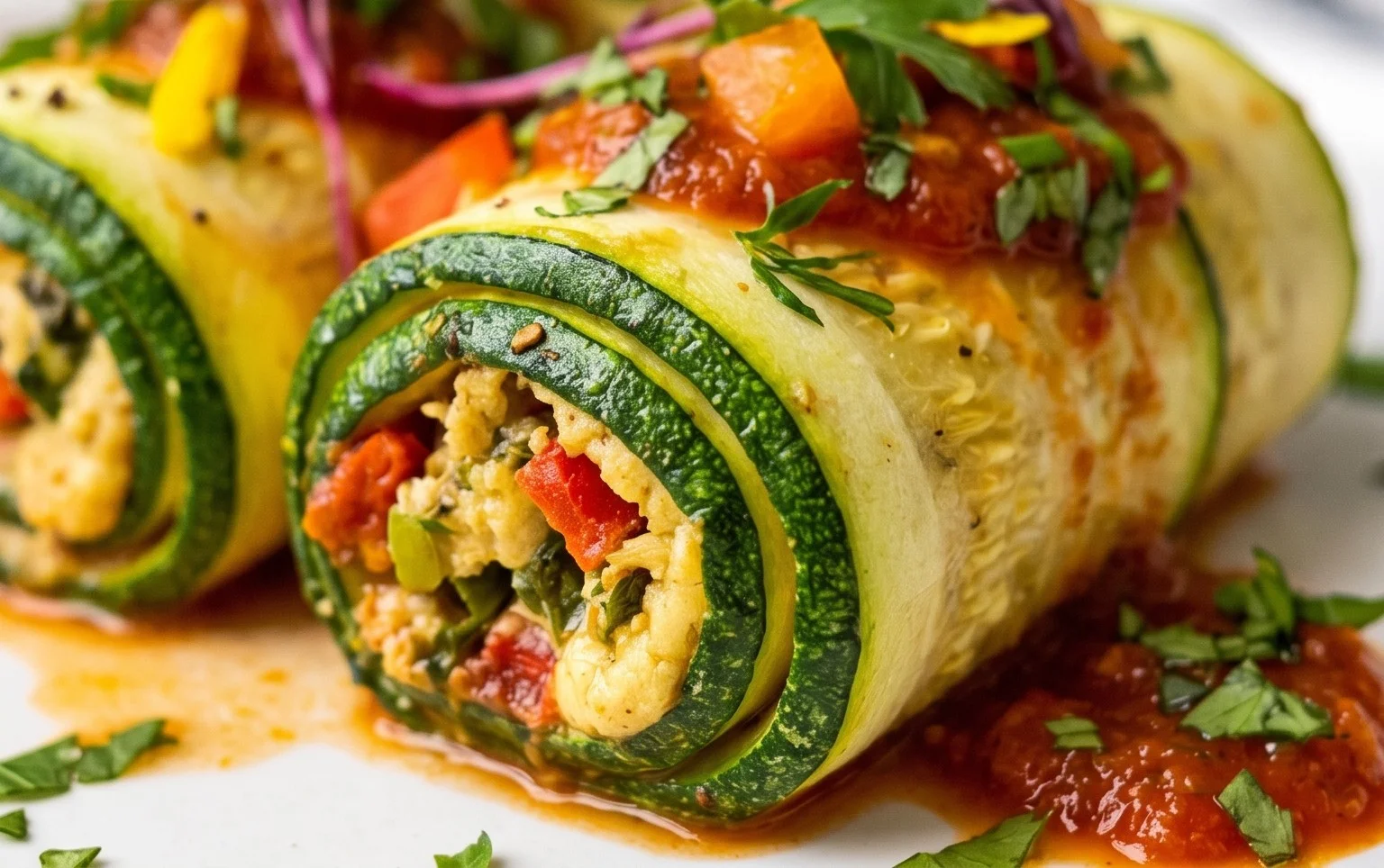 Vegan Zucchini Rollatini